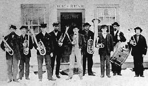 Post Civil War Band from Punxsutawney, Pa